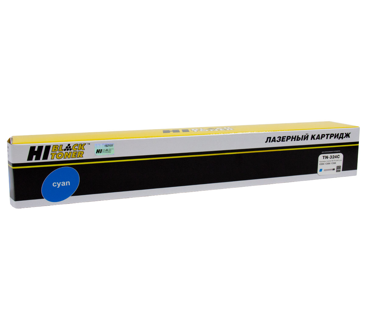 Тонер-картридж Hi-Black (HB-TN-324C) для Konica-Minolta bizhub C258/C308/C368, C, 26K (Hi-Black)