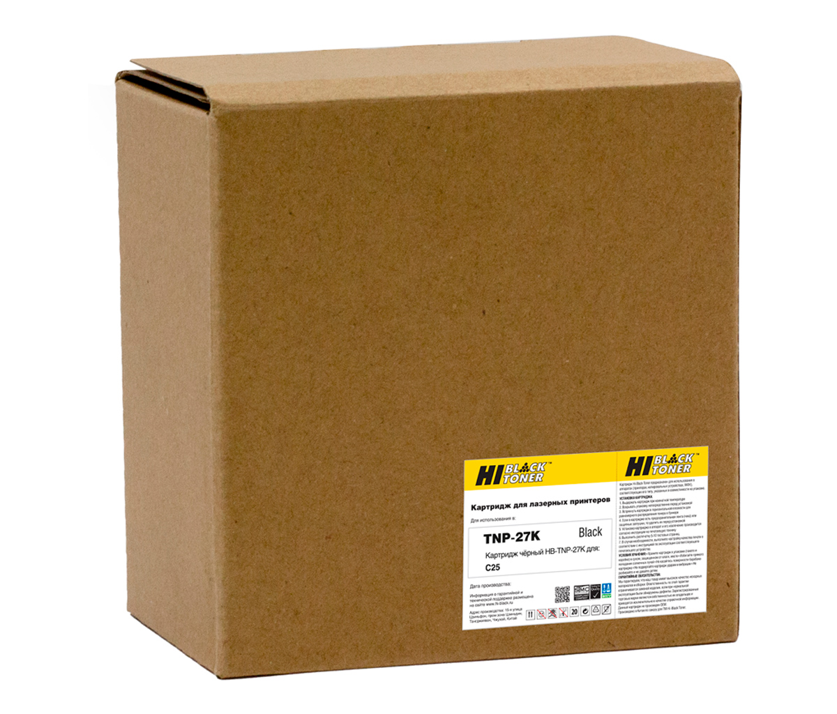 Тонер-картридж Hi-Black (HB-TNP-27K) для Konica-Minolta bizhub C25, Bk, 6K (Hi-Black)