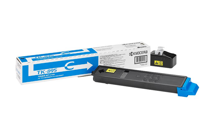 Картридж TK-895C Kyocera FS-C8020MFP/C8025MFP/C8520MFP/C8525MFP, 6К (O) голубой 1T02K0CNL0 (Original)