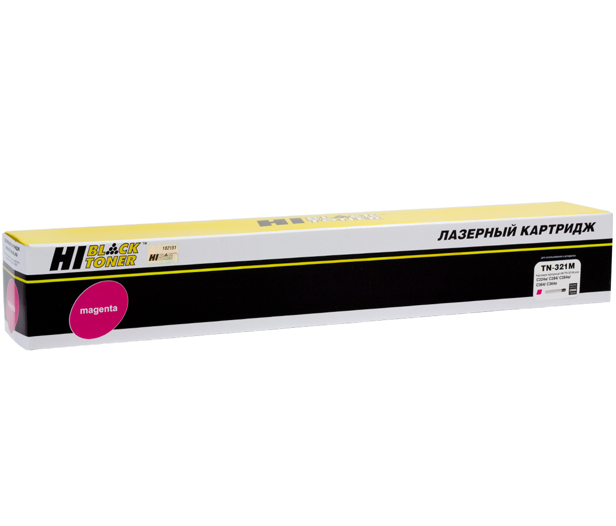 Тонер-картридж Hi-Black (HB-TN-321M) для Konica-Minolta bizhub C224/284/364, M, 25K (Hi-Black)