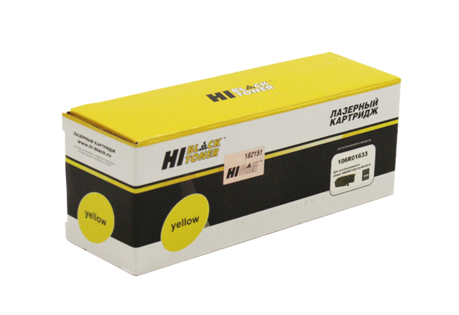 Тонер-картридж Hi-Black (HB-106R01633) для Xerox Phaser 6000/6010/WC6015, Y, 1K (Hi-Black)