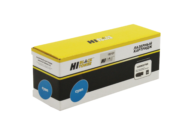 Тонер-картридж Hi-Black (HB-106R02760) для Xerox Phaser 6020/6022/ WC 6025/6027, C, 1K (Hi-Black)
