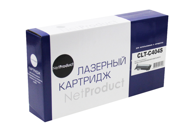 Тонер-картридж NetProduct (N-CLT-C404S) для Samsung Xpress C430/C430W/480/W/FN, C, 1K (NetProduct)