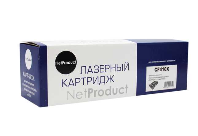 Картридж NetProduct (N-CF410X) для HP CLJ M452DW/DN/NW/M477FDW/477DN/477FNW, Bk, 6,5K (NetProduct)