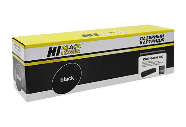 Картридж Hi-Black (HB-№045H BK) для Canon LBP-611/613/MF631/633/635, Bk, 2,8K (Hi-Black)