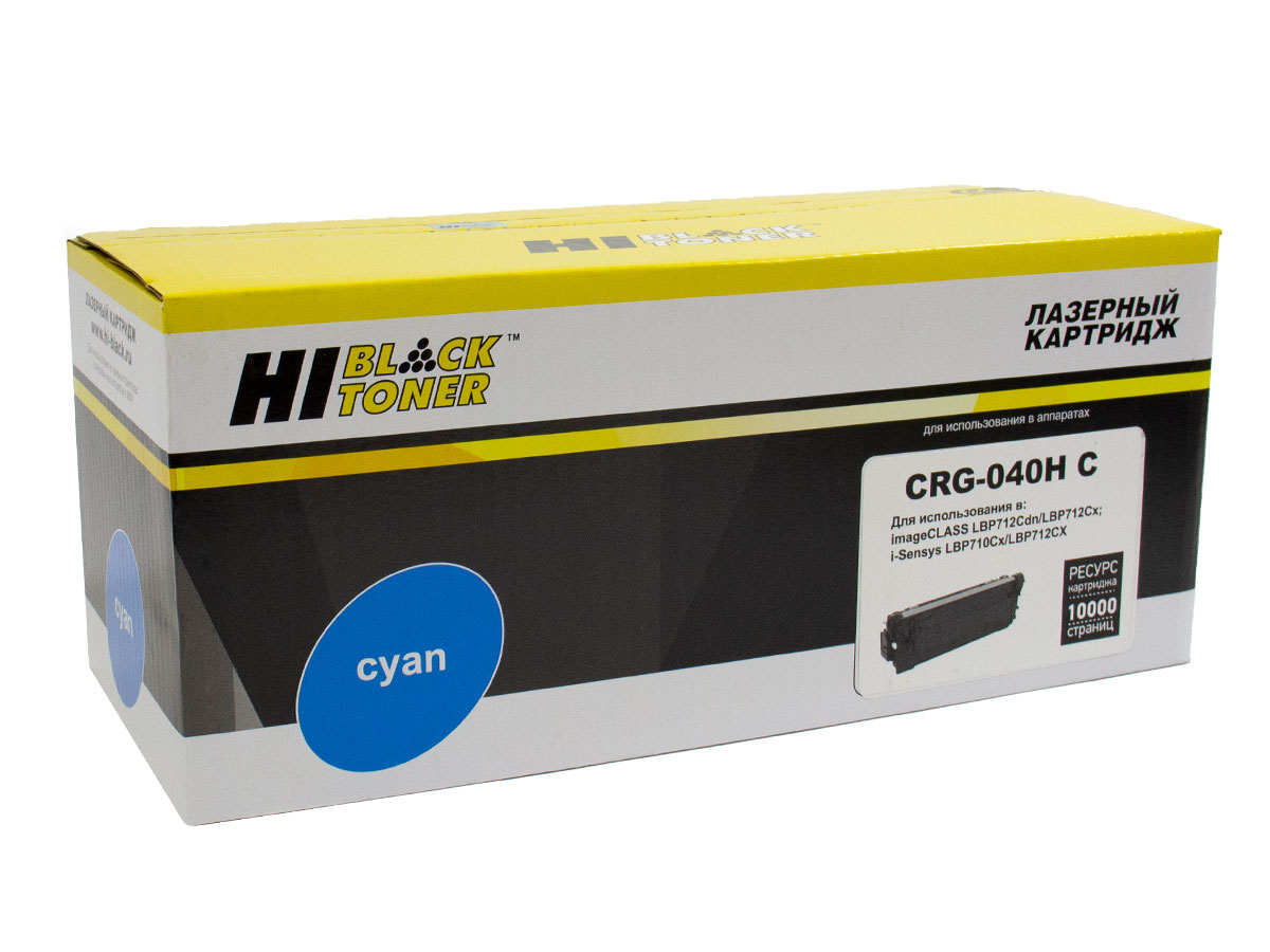 Картридж Hi-Black (HB-№040H C) для Canon LBP-710/710CX/712/712CX, C, 10K (Hi-Black)