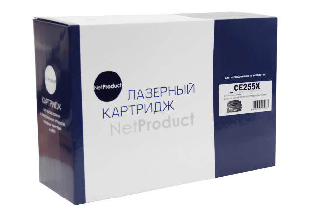 Картридж NetProduct (N-CE255X) для HP LJ P3015, 12,5K (NetProduct)