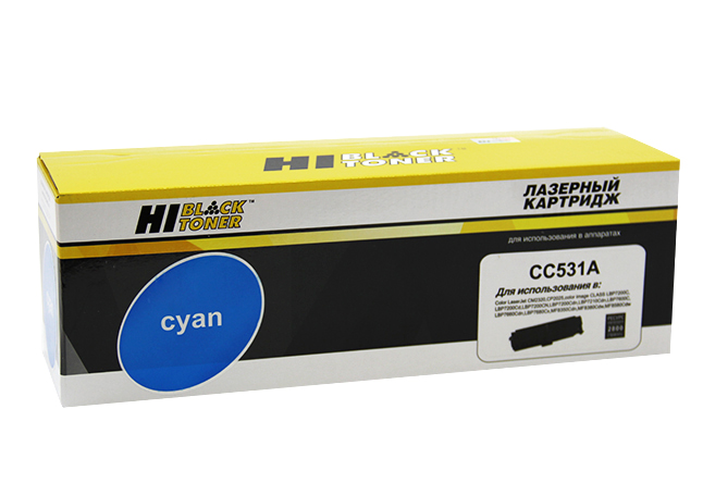 Картридж Hi-Black (HB-CC531A/CE411/CF381/718) для HP CLJ CP2025/CM2320/Canon LBP7200, C, 2,8K (Hi-Black)