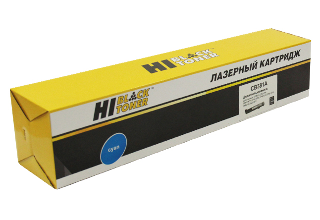 Тонер-картридж Hi-Black (HB-CB381A) для HP CLJ CP6015dn/CM6030/6040MFP, Восстанов, C, 21K (Hi-Black)