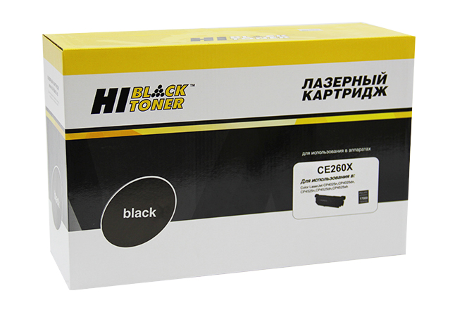 Картридж Hi-Black (HB-CE260X) для HP CLJ CP4025/4525, Восстановленный, Bk, 17K (Hi-Black)