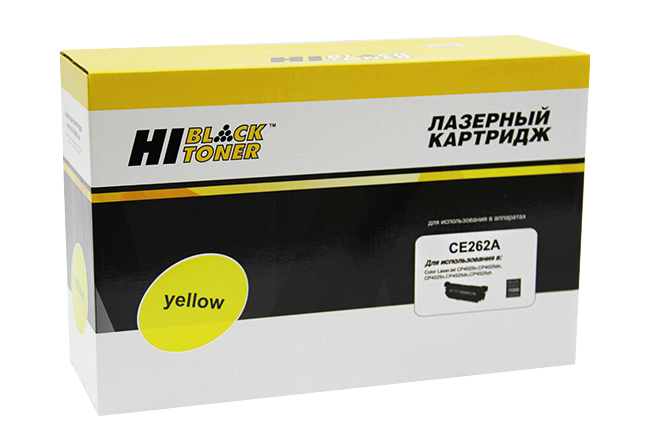 Картридж Hi-Black (HB-CE262A) для HP CLJ CP4025/4525, Восстановленный, Y, 11K (Hi-Black)