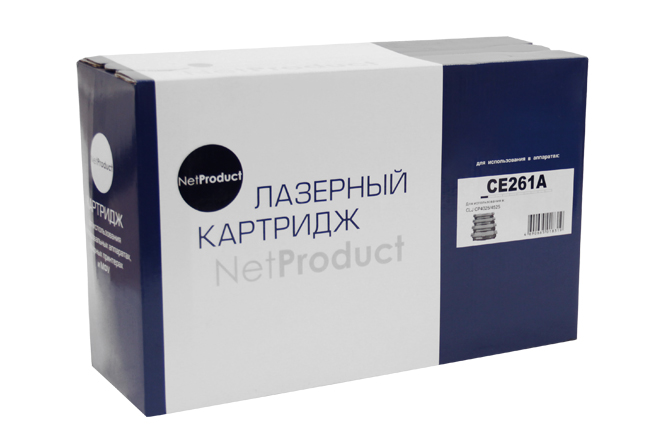 Картридж NetProduct (N-CE261A) для HP CLJ CP4025/4525, Восстановленный, C, 11K (NetProduct)