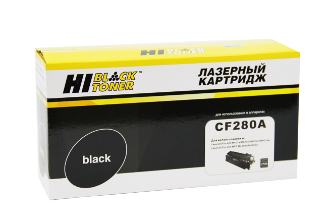 Картридж Hi-Black (HB-CF280A) для HP LJ Pro 400 M401/Pro 400 MFP M425, 2,7K (Hi-Black)