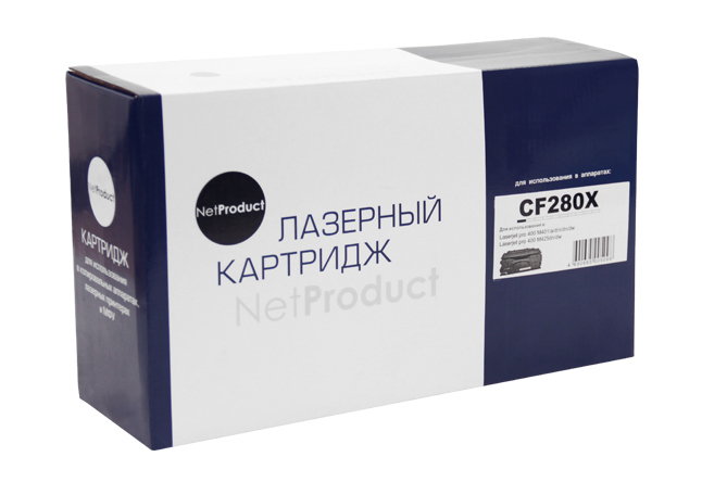 Картридж NetProduct (N-CF280X) для HP LJ Pro 400 M401/Pro 400 MFP M425, 6,9K (NetProduct)