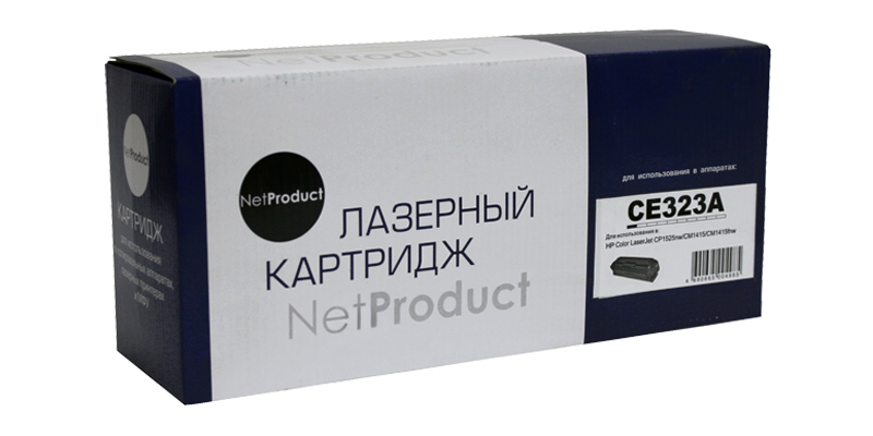 Картридж NetProduct (N-CE322A) для HP CLJ Pro CP1525/CM1415, Y, 1,3K (NetProduct)