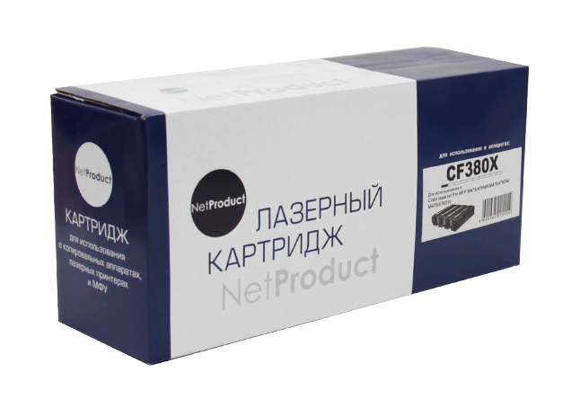 Картридж NetProduct (N-CF380X) для HP CLJ Pro MFP M476dn/dw/nw, №312X, Bk, 4,4K (NetProduct)