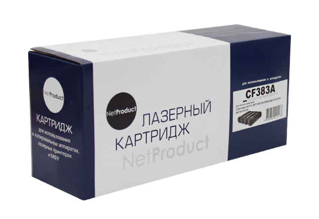 Картридж NetProduct (N-CF383A) для HP CLJ Pro MFP M476dn/dw/nw, №312A, M, 2,7K (NetProduct)