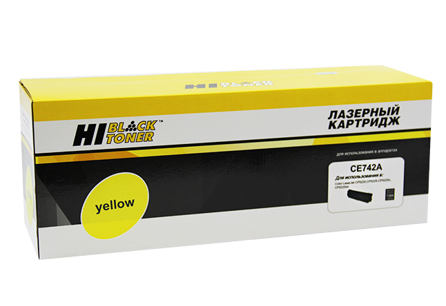 Картридж Hi-Black (HB-CE742A) для HP CLJ CP5220/5225/5225n/5225dn, Y, 7,3K (Hi-Black)
