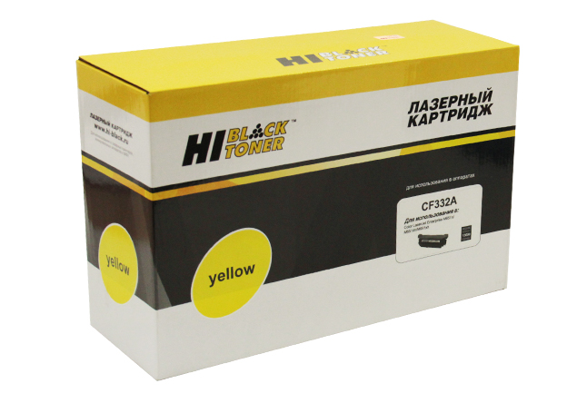 Картридж Hi-Black (HB-CF332A) для HP CLJ M651n/651dn/651xh, №654A, Восстанов., Y, 15K (Hi-Black)