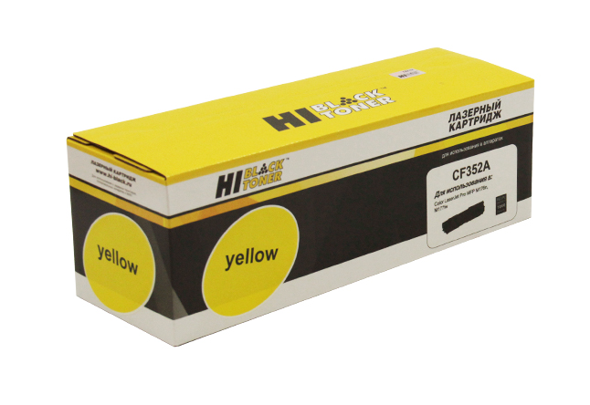 Тонер-картридж Hi-Black (HB-CF352A) для HP CLJ Pro MFP M176N/M177FW, Y, 1K (Hi-Black)