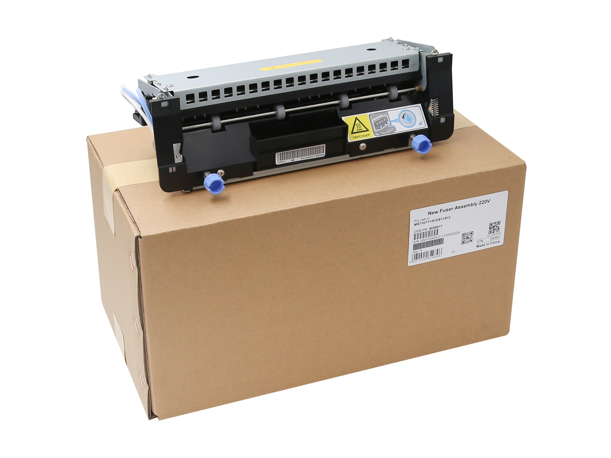 Фьюзер (печка) в сборе для LEXMARK MX710 (CET), CET2838U, 40X8017 (CET)